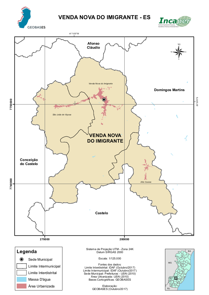 Geobases Divisões PolíticoAdministrativas do ES Geobases Divisões PolíticoAdministrativas do ES
